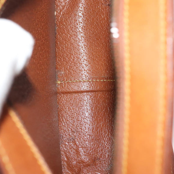 LOUIS VUITTON Nomad leather Jeune Fille PM Shoulder Bag Beige LV Auth 140977