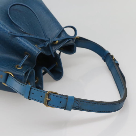 LOUIS VUITTON Epi Noe Shoulder Bag Toledo Blue M44005 LV Auth 140978