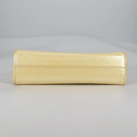 LOUIS VUITTON Monogram Vernis Roxbury Drive Hand Bag Perle M91374 Auth 140981