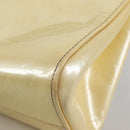 LOUIS VUITTON Monogram Vernis Roxbury Drive Hand Bag Perle M91374 Auth 140981-17