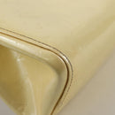 LOUIS VUITTON Monogram Vernis Roxbury Drive Hand Bag Perle M91374 Auth 140981-18