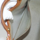 LOUIS VUITTON Monogram Vernis Roxbury Drive Hand Bag Perle M91374 Auth 140981-25