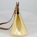 LOUIS VUITTON Monogram Vernis Roxbury Drive Hand Bag Perle M91374 Auth 140981-3