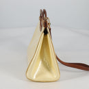 LOUIS VUITTON Monogram Vernis Roxbury Drive Hand Bag Perle M91374 Auth 140981-4