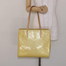LOUIS VUITTON Monogram Vernis Katarina EW Tote Bag Broncorail M90010 Auth 140982-23