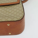 CELINE Macadam Canvas Hand Bag PVC 2way Beige Gold Auth 140987-16