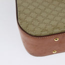 CELINE Macadam Canvas Hand Bag PVC 2way Beige Gold Auth 140987-17