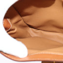 CELINE Macadam Canvas Hand Bag PVC 2way Beige Gold Auth 140987-23