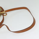 CELINE Macadam Canvas Hand Bag PVC 2way Beige Gold Auth 140987-8