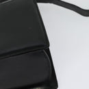 Salvatore Ferragamo Gancini Shoulder Bag Leather Black Gold Auth 140988-17