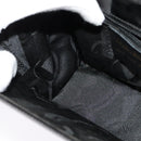 Salvatore Ferragamo Gancini Shoulder Bag Leather Black Gold Auth 140988-19