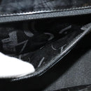 Salvatore Ferragamo Gancini Shoulder Bag Leather Black Gold Auth 140988-20