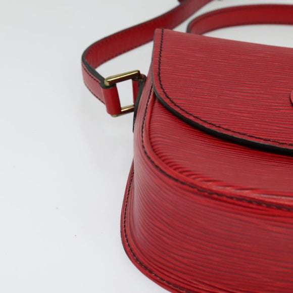 LOUIS VUITTON Epi Saint Cloud PM Shoulder Bag Red M52217 LV Auth 140991