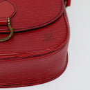 LOUIS VUITTON Epi Saint Cloud PM Shoulder Bag Red M52217 LV Auth 140991-15