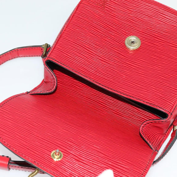 LOUIS VUITTON Epi Saint Cloud PM Shoulder Bag Red M52217 LV Auth 140991