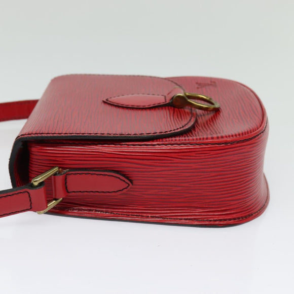 LOUIS VUITTON Epi Saint Cloud PM Shoulder Bag Red M52217 LV Auth 140991