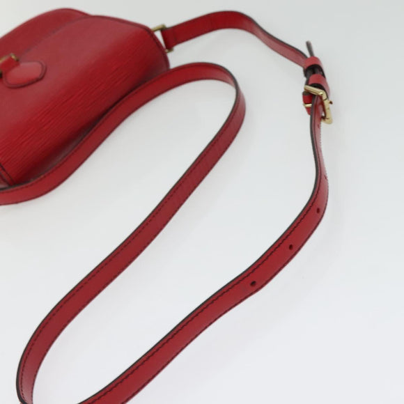 LOUIS VUITTON Epi Saint Cloud PM Shoulder Bag Red M52217 LV Auth 140991