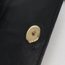 CHANEL Sequin Shoulder Bag Leather White Gold CC Auth 140995-10