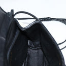 CHANEL Sequin Shoulder Bag Leather White Gold CC Auth 140995-21