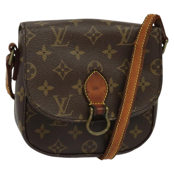 LOUIS VUITTON Monogram Saint Cloud PM Shoulder Bag M51244 LV Auth 140997