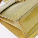 LOUIS VUITTON Monogram Vernis Spring Street Hand Bag Gris M91029 LV Auth 140998-16