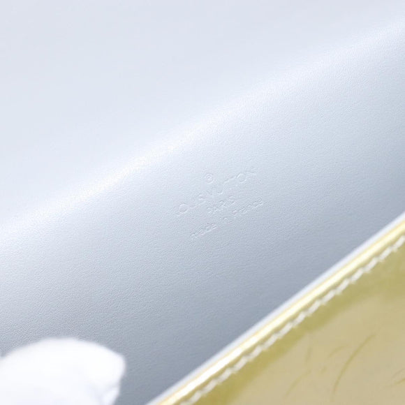 LOUIS VUITTON Monogram Vernis Spring Street Hand Bag Gris M91029 LV Auth 140998