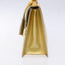 LOUIS VUITTON Monogram Vernis Spring Street Hand Bag Gris M91029 LV Auth 140998-4