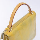 LOUIS VUITTON Monogram Vernis Spring Street Hand Bag Gris M91029 LV Auth 140998-6