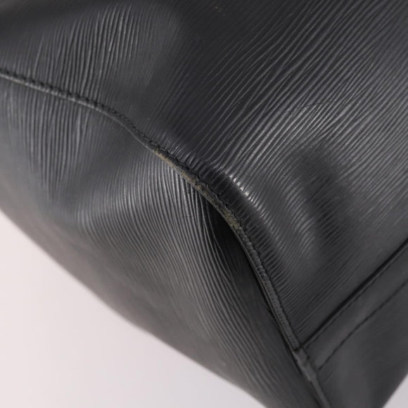 LOUIS VUITTON Epi Keepall 45 Boston Bag Black M42972 LV Auth 141001