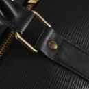 LOUIS VUITTON Epi Keepall 45 Boston Bag Black M42972 LV Auth 141001-10