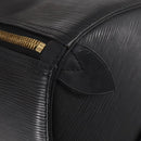 LOUIS VUITTON Epi Keepall 45 Boston Bag Black M42972 LV Auth 141001-17