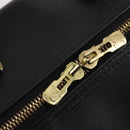 LOUIS VUITTON Epi Keepall 45 Boston Bag Black M42972 LV Auth 141001-19