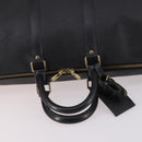 LOUIS VUITTON Epi Keepall 45 Boston Bag Black M42972 LV Auth 141001-7