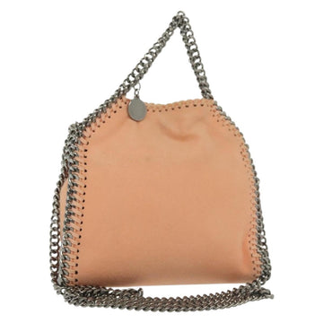 Stella MacCartney Chain Falabella Mini Bag Suede Pink 391698 Auth 141004