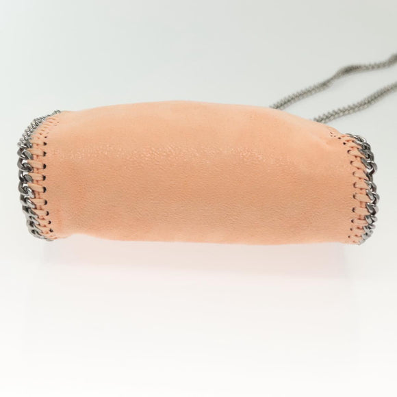 Stella MacCartney Chain Falabella Mini Bag Suede Pink 391698 Auth 141004