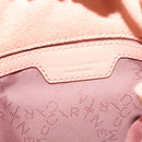 Stella MacCartney Chain Falabella Mini Bag Suede Pink 391698 Auth 141004-19