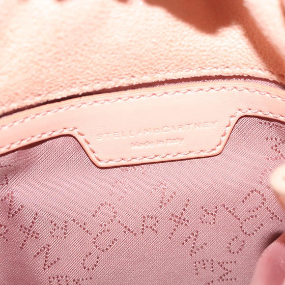 Stella MacCartney Chain Falabella Mini Bag Suede Pink 391698 Auth 141004