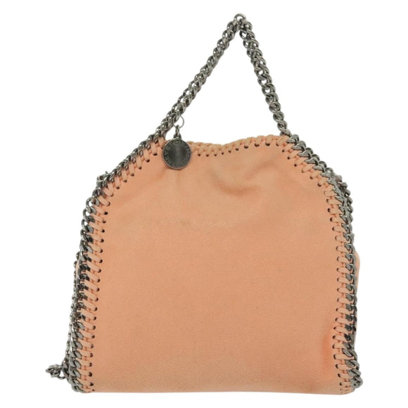 Stella MacCartney Chain Falabella Mini Bag Suede Pink 391698 Auth 141004