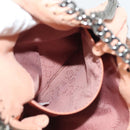 Stella MacCartney Chain Falabella Mini Bag Suede Pink 391698 Auth 141004-22