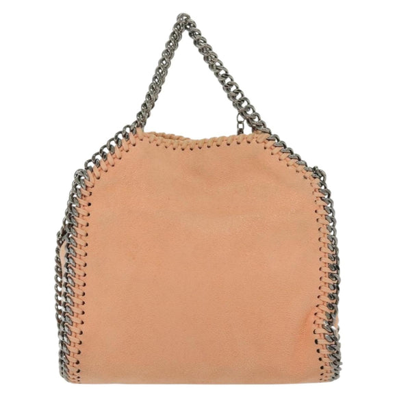 Stella MacCartney Chain Falabella Mini Bag Suede Pink 391698 Auth 141004