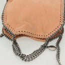 Stella MacCartney Chain Falabella Mini Bag Suede Pink 391698 Auth 141004-6