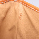 CELINE Macadam Canvas Hand Bag PVC Leather Brown Gold Auth 141010-12