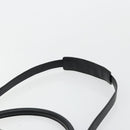 CELINE Trapeze Hand Bag Leather 2way Black Gold Auth 141011-8