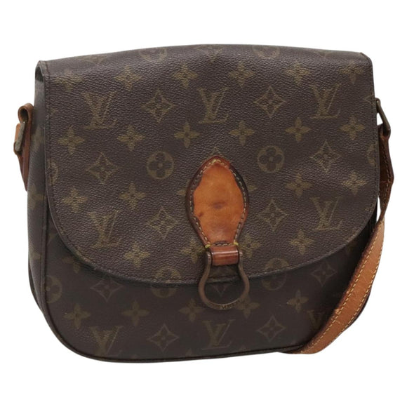 LOUIS VUITTON Monogram Saint Cloud GM Shoulder Bag M51242 LV Auth 141016
