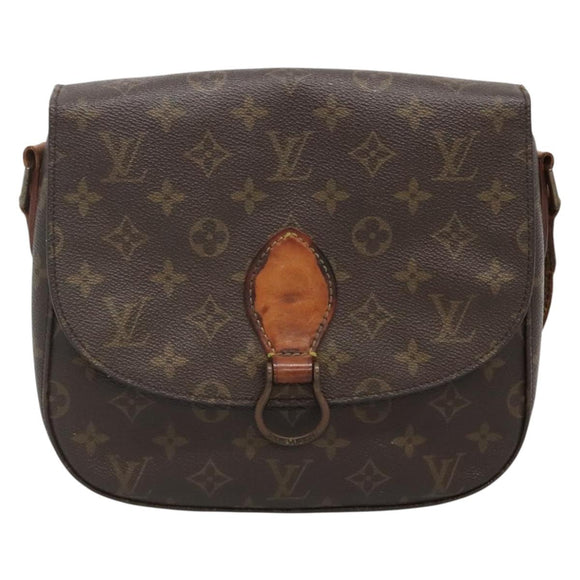 LOUIS VUITTON Monogram Saint Cloud GM Shoulder Bag M51242 LV Auth 141016