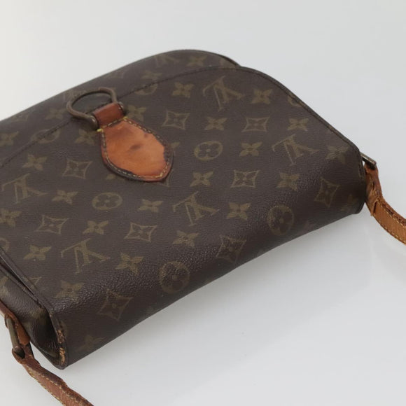 LOUIS VUITTON Monogram Saint Cloud GM Shoulder Bag M51242 LV Auth 141016