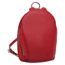 LOUIS VUITTON Epi Mabillon Backpack Castilian Red M52237 LV Auth 141017-1