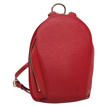 LOUIS VUITTON Epi Mabillon Backpack Castilian Red M52237 LV Auth 141017