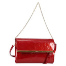 LOUIS VUITTON Vernis Clutch Ana Clutch Bag Rose Andian M90092 LV Auth 141020-1