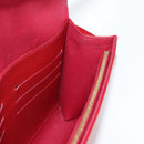 LOUIS VUITTON Vernis Clutch Ana Clutch Bag Rose Andian M90092 LV Auth 141020-21